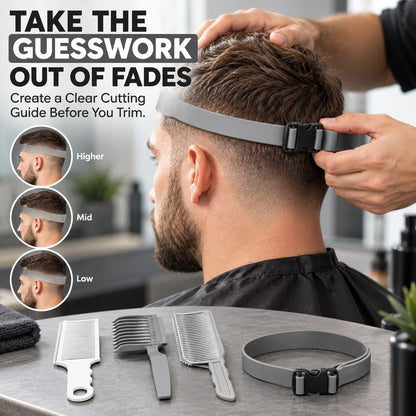 Fade Guide & Blending Kit for DIY Haircuts | 4-Piece