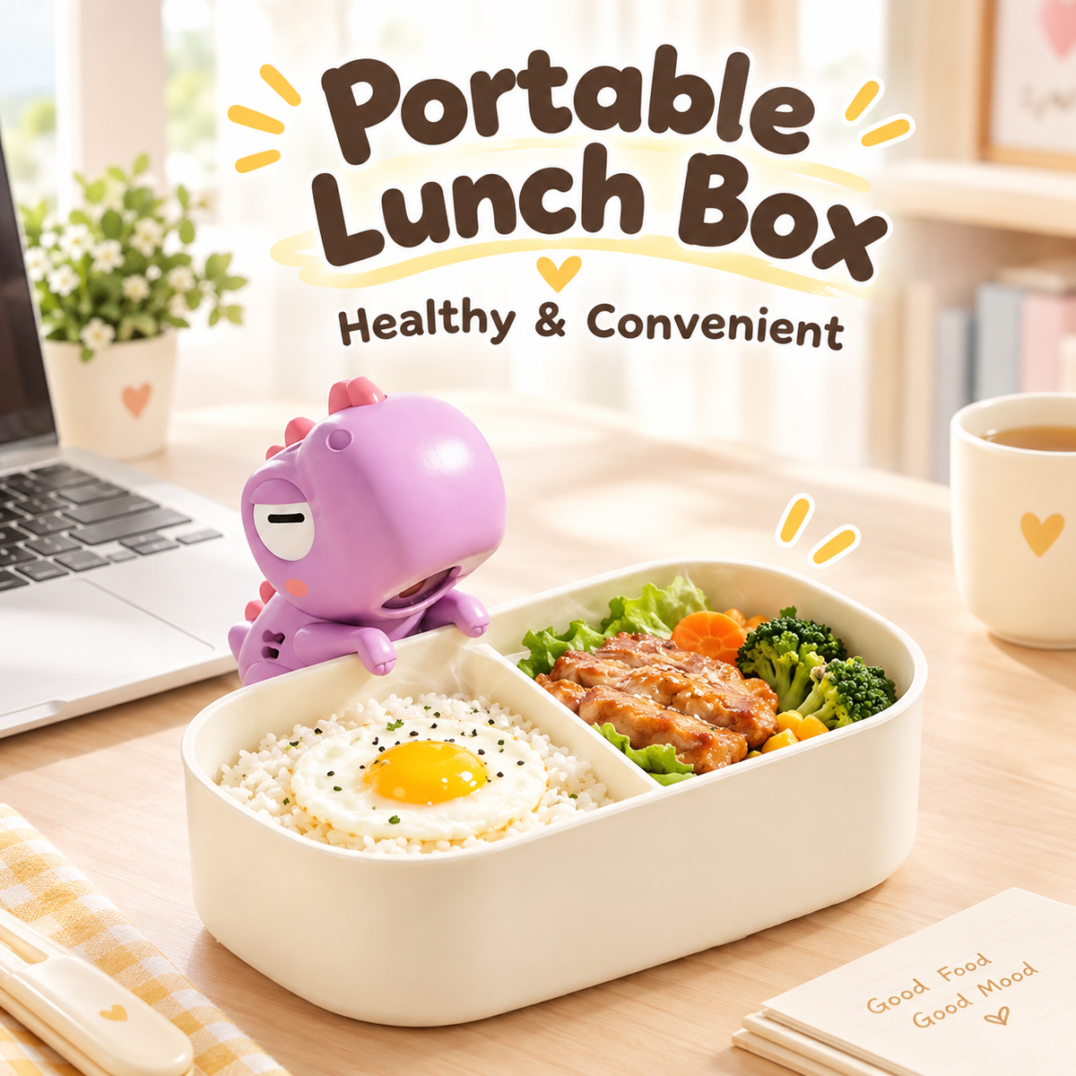 Cute Cartoon Baby Food Cooling Fan & Bowl-Edge Air Blower 🐘🍲