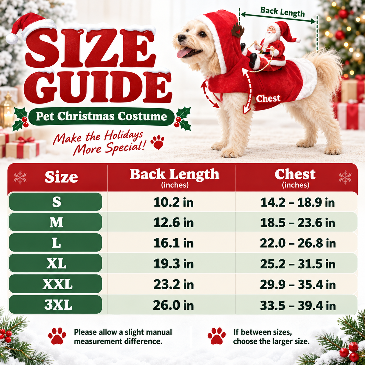 🎅 Christmas Dog Riding Santa Outfit - Funny Holiday Pet Apparel 🎁