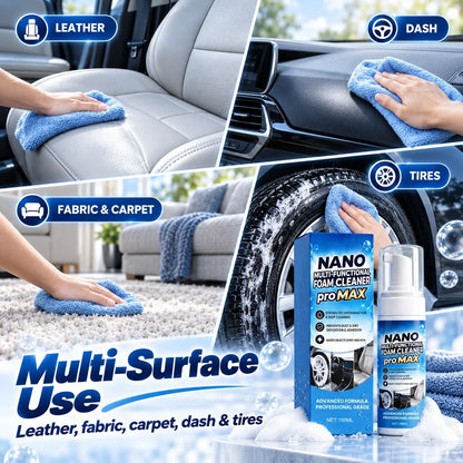 Nano Multi-Functional Foam Cleaner for Cars & Home