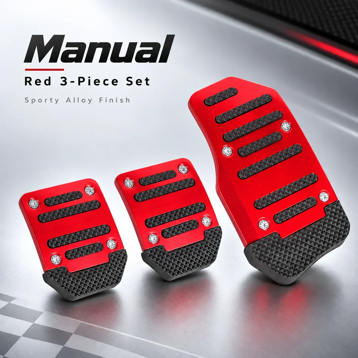 🚗 2PCS Non-Slip Gas & Brake Pedal Covers