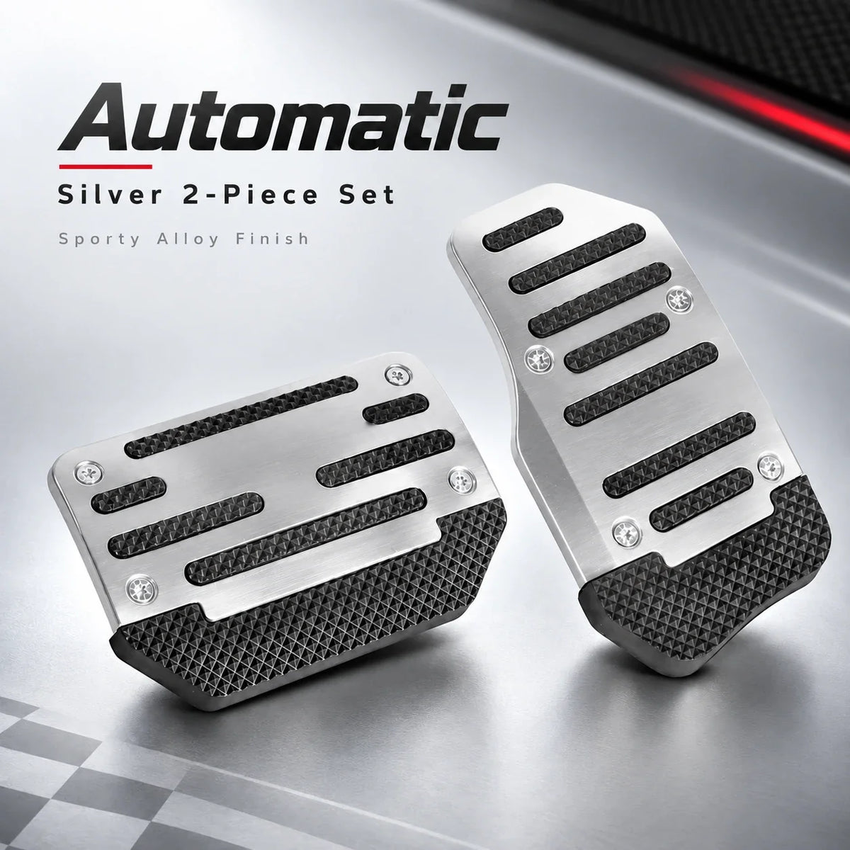 🚗 2PCS Non-Slip Gas & Brake Pedal Covers
