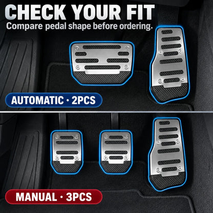 🚗 2PCS Non-Slip Gas & Brake Pedal Covers