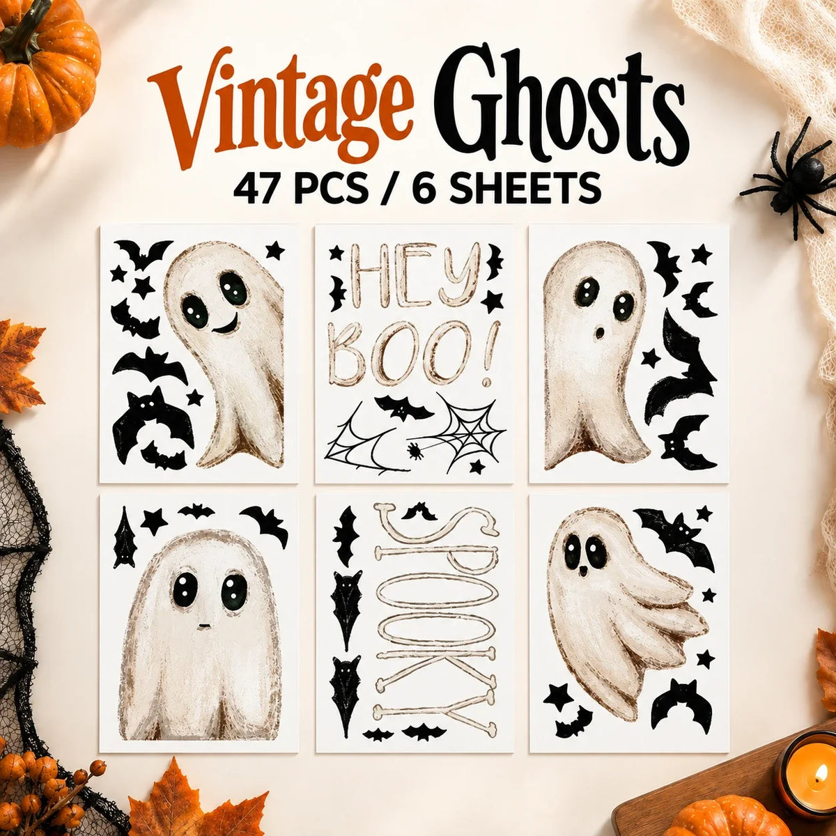 Halloween Wall & Window Stickers | Easy Spooky Decor