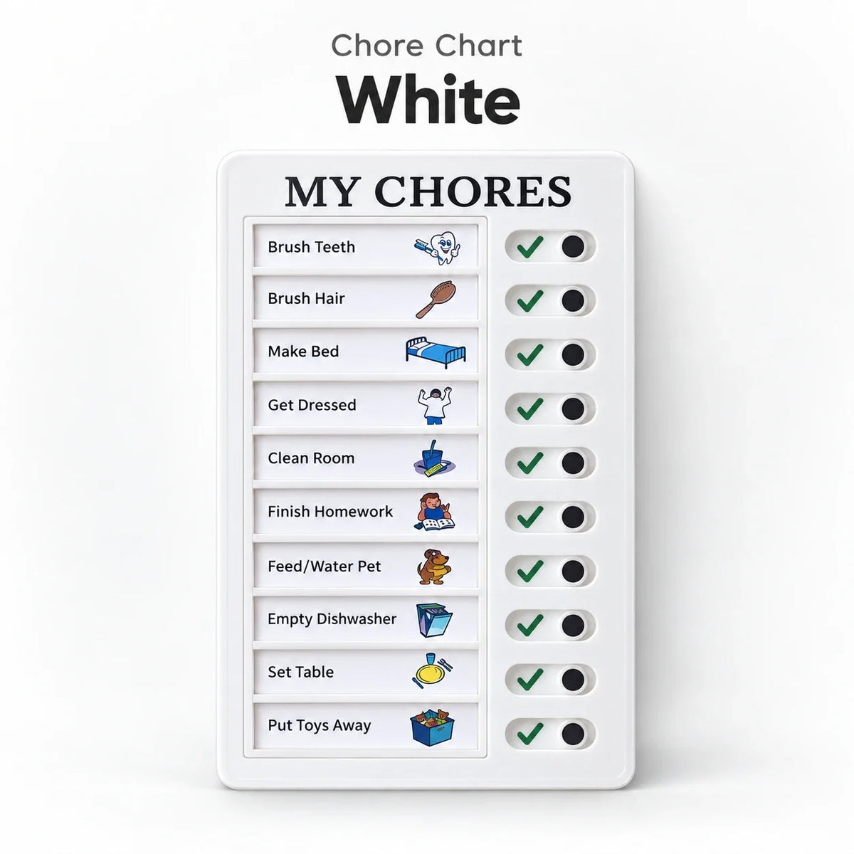 Reusable Kids Chore Chart – Daily Routine Board