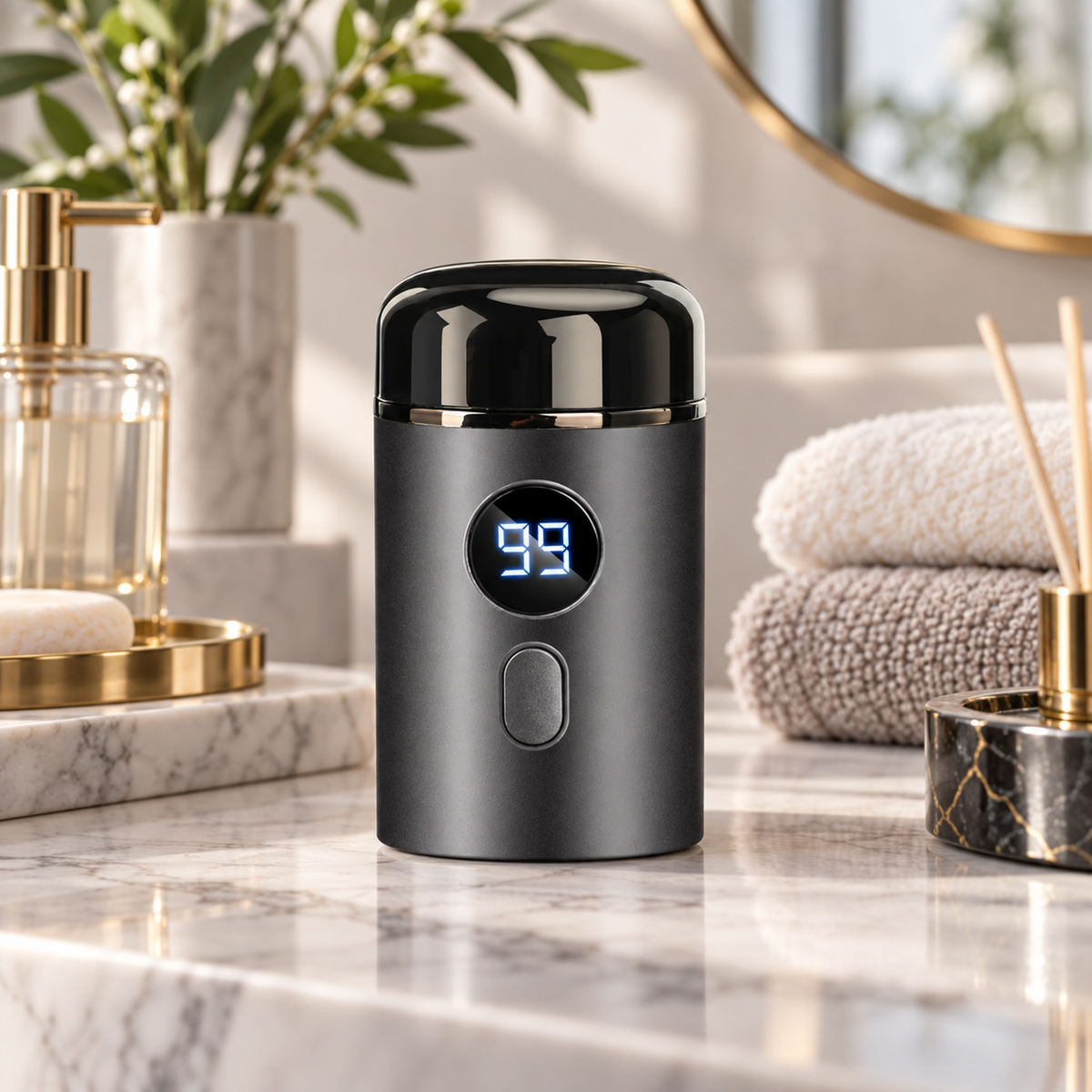 Mini Pocket Electric Shaver with Smart LED Display 🪒