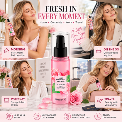 🌸48H Long-Lasting Rose Fragrance Hair Mist 🌹