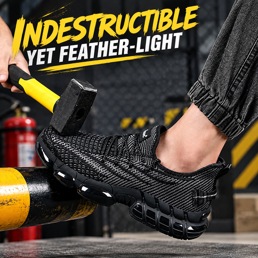 👟 Men's Lightweight Steel Toe Safety Sneakers | Puncture-Proof Work Shoes