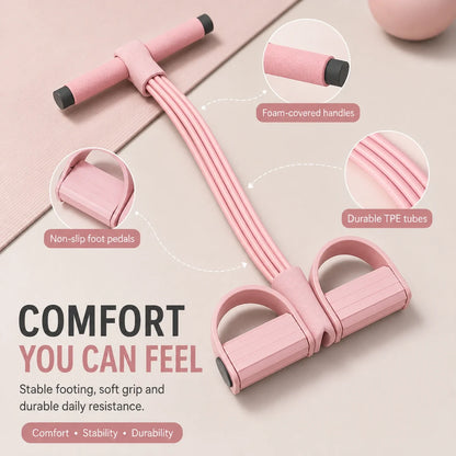 Pedal Resistance Trainer for Home Workouts & Leg Toning