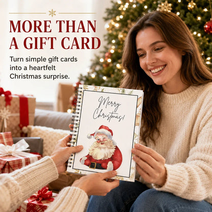 🎄 Christmas Gift Card Book – Personalized Holiday Gift