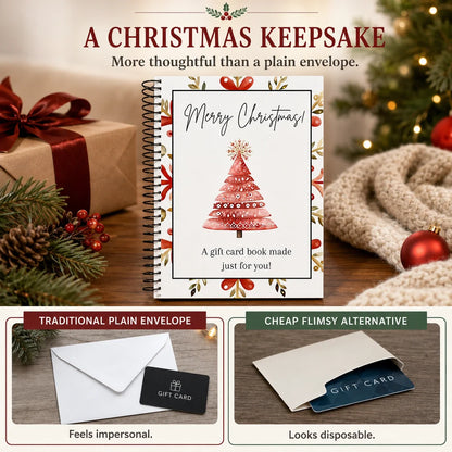 🎄 Christmas Gift Card Book – Personalized Holiday Gift