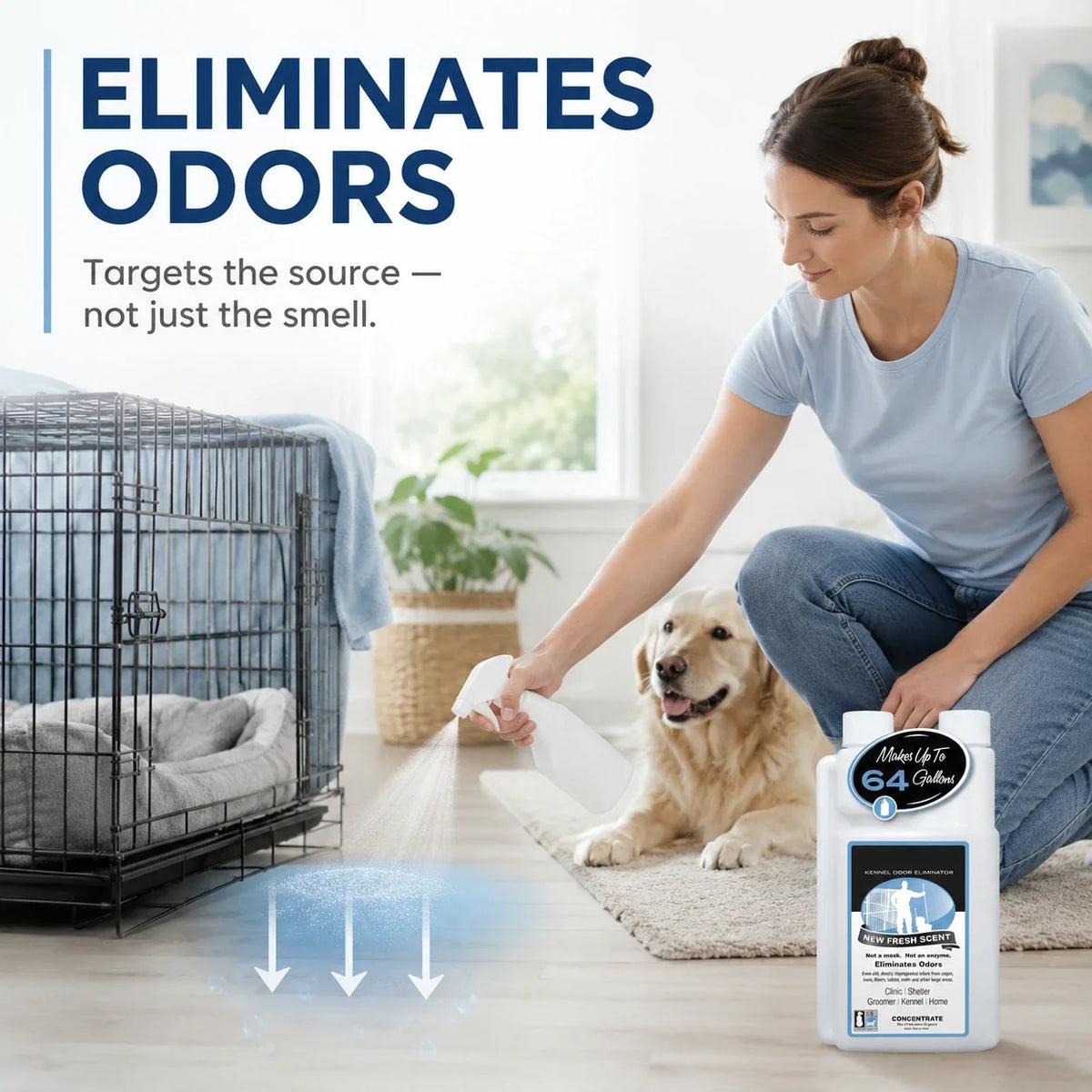 Pet Odor Eliminator Concentrate | Makes Up to 64 Gallons