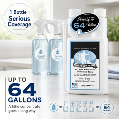 Pet Odor Eliminator Concentrate | Makes Up to 64 Gallons