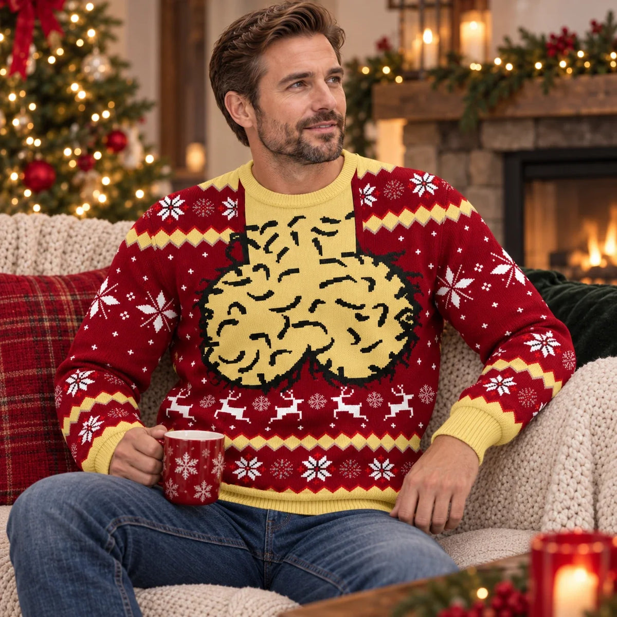 Funny Ugly Christmas Sweater – Bold Holiday Party Gift
