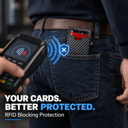 RFID Pop-Up Wallet for Men | Slim Quick-Access Wallet