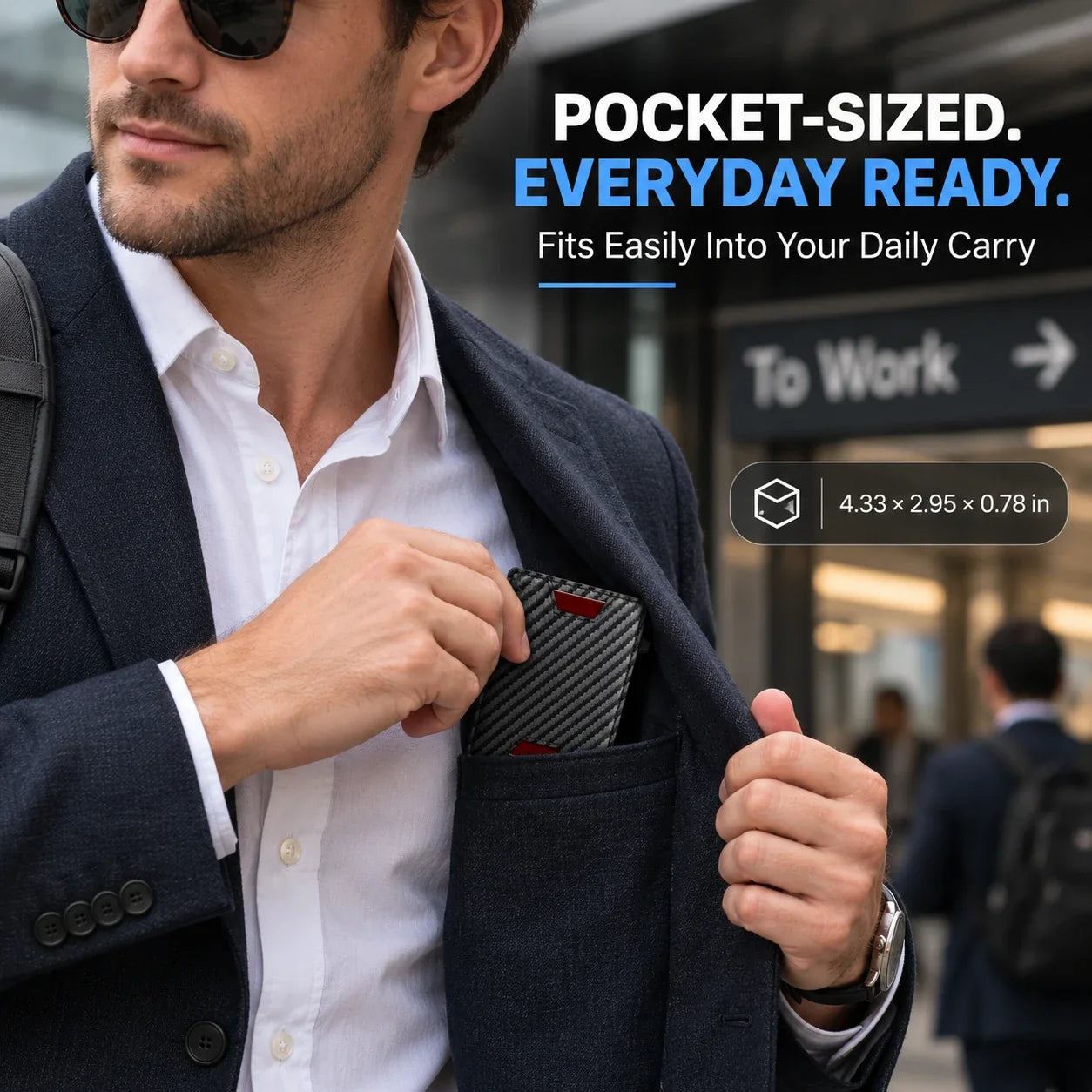 RFID Pop-Up Wallet for Men | Slim Quick-Access Wallet