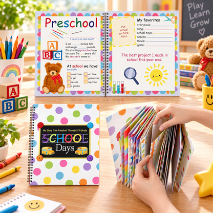 "Capture Every School Year: The Ultimate Kids Memory & Keepsake Book 📖"