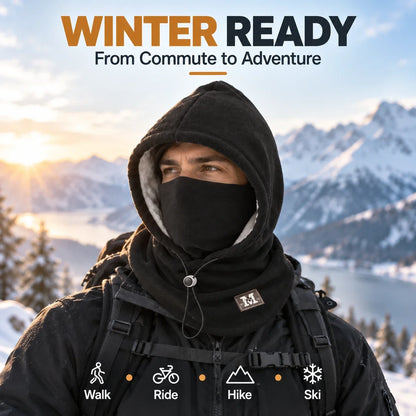 Winter Fleece Balaclava Hood – 3-in-1 Face & Neck Gaiter