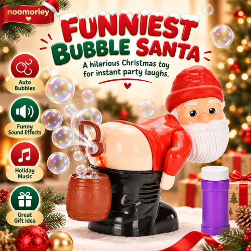 Funny Farting Character Bubble Blower Toy – Automated Novelty Bubble Maker 🫧🎅