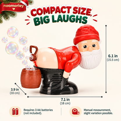 Funny Farting Character Bubble Blower Toy – Automated Novelty Bubble Maker 🫧🎅