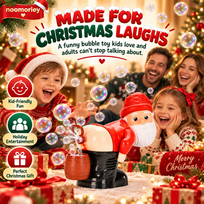 Funny Farting Character Bubble Blower Toy – Automated Novelty Bubble Maker 🫧🎅