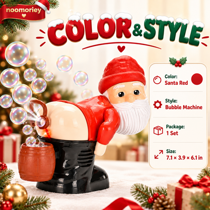 Funny Farting Character Bubble Blower Toy – Automated Novelty Bubble Maker 🫧🎅