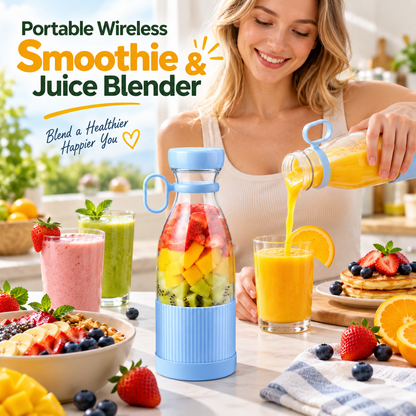 Mini Portable USB Juicer Bottle & Smoothie Cup 🌿💖