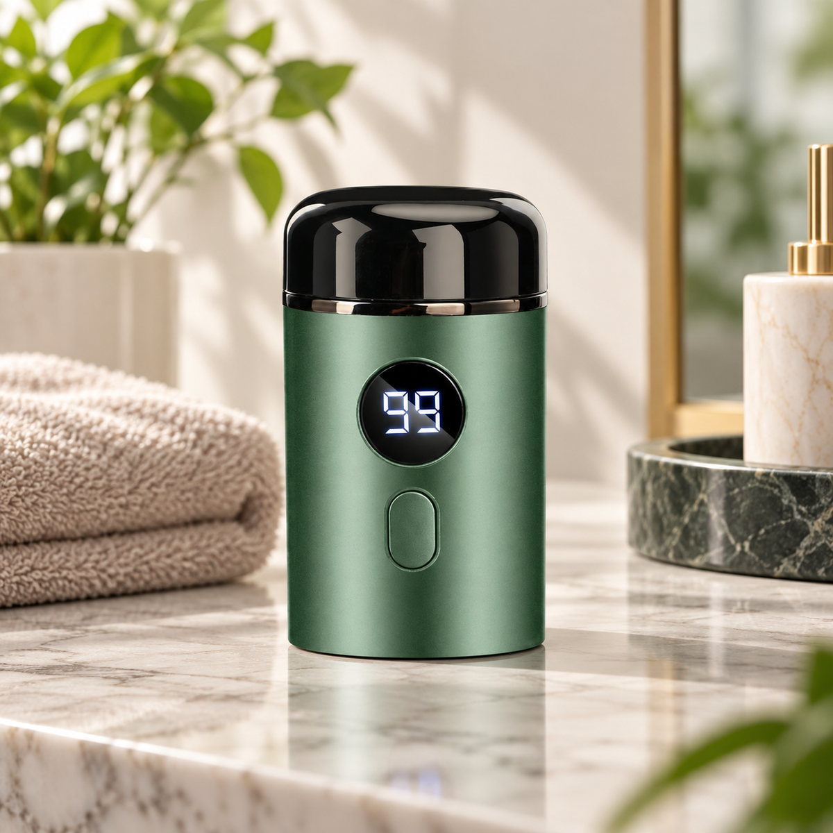 Mini Pocket Electric Shaver with Smart LED Display 🪒