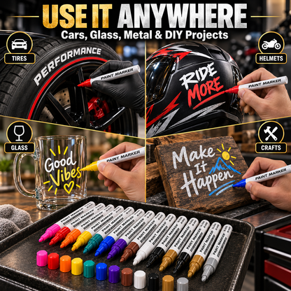 🔥Limited Time Promotion 49% OFF🔥Oil-Based Waterproof Tire Marker Pen