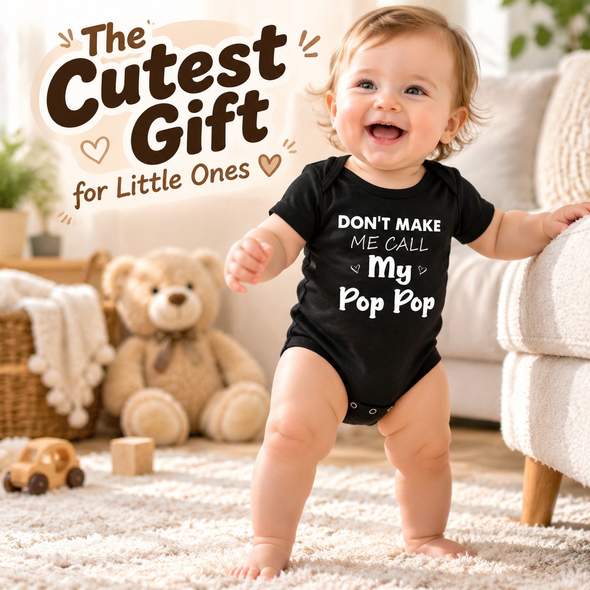 "I Have The Best Grandpa" Cute Infant Baby Romper ❤️🍼