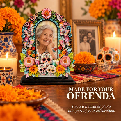 Día de los Muertos Memorial Photo Frame | Ofrenda Display