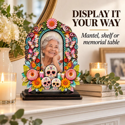 Día de los Muertos Memorial Photo Frame | Ofrenda Display