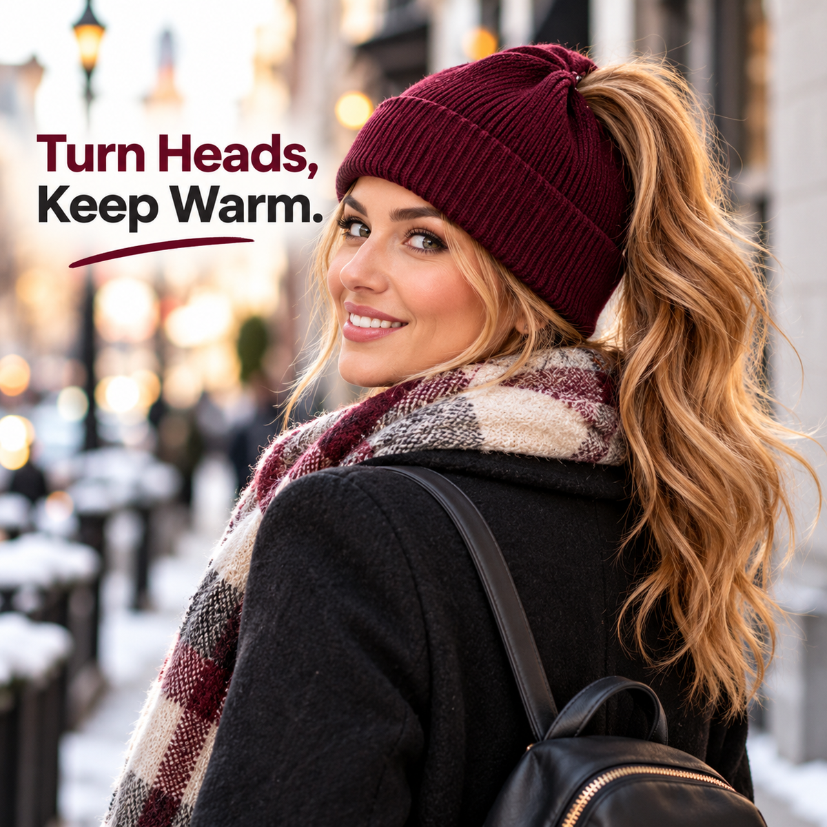 ✨2-in-1-ponytail-beanie-hat-hidden – Hidden Magnetic Closure, No-Zip Winter Knit Hat ❄️