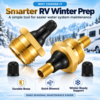 RV Winter Leak Plug