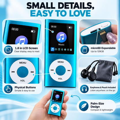 Retro Portable MP3 Music Player