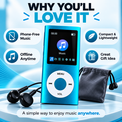 Retro Portable MP3 Music Player