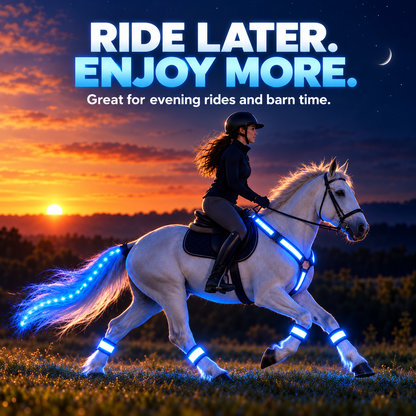 🐎 LED Horse Riding Visibility Set ✨