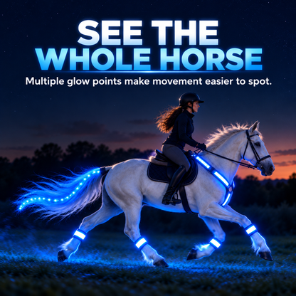🐎 LED Horse Riding Visibility Set ✨