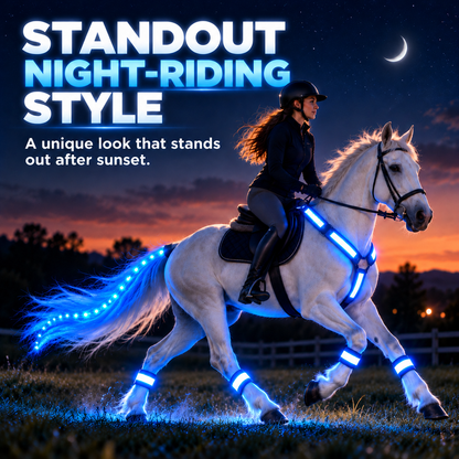 🐎 LED Horse Riding Visibility Set ✨