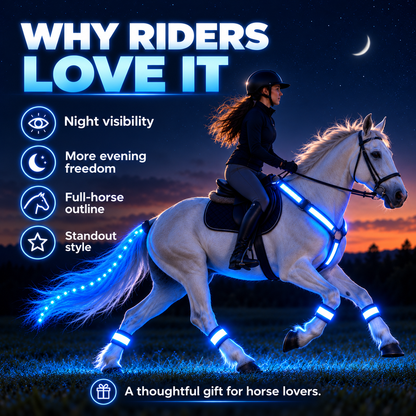 🐎 LED Horse Riding Visibility Set ✨