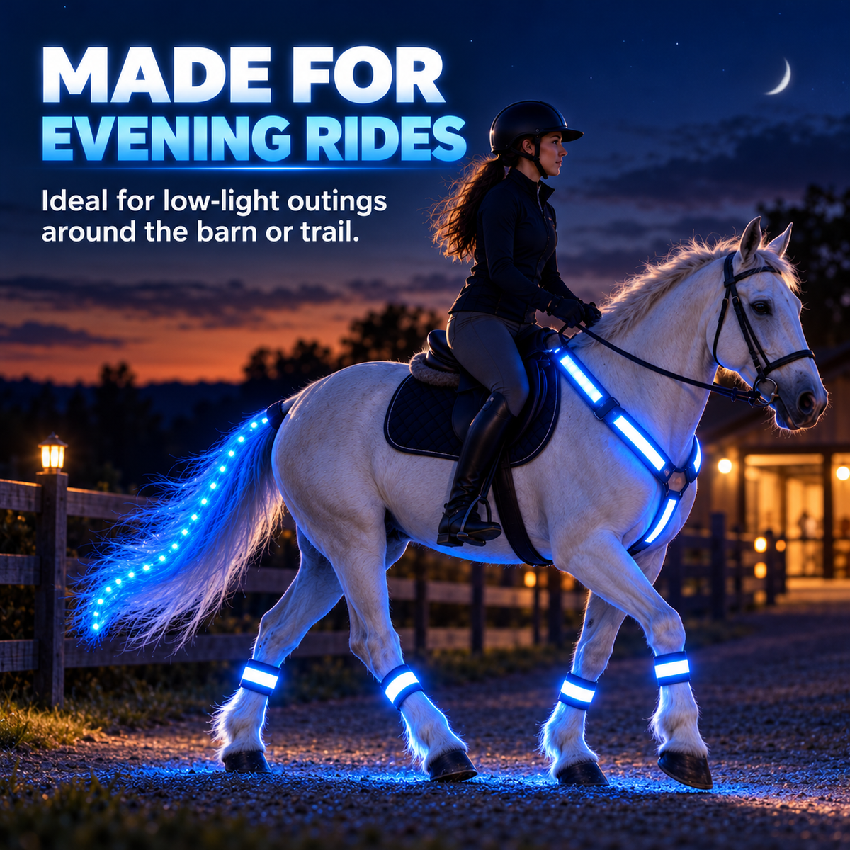 🐎 LED Horse Riding Visibility Set ✨