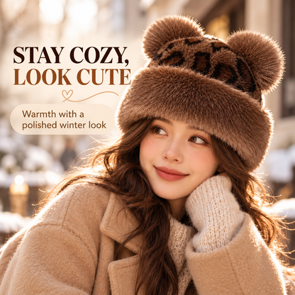 🧸 Retro Plush Winter Hat – Cozy Cold-Weather Style with Vintage Charm ❄️