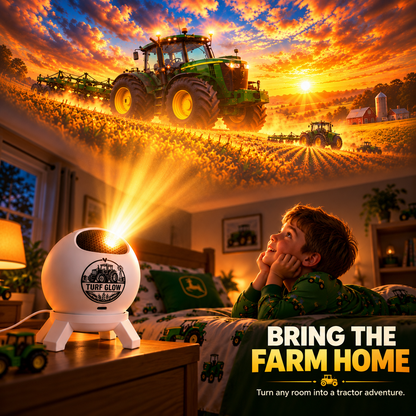 🚜 Kids Tractor Night Light Projector 🌾 Bedtime Farm Adventure ✨