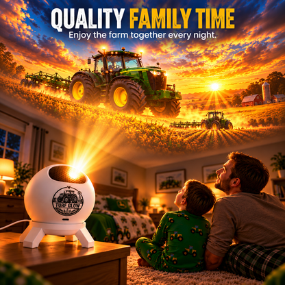 🚜 Kids Tractor Night Light Projector 🌾 Bedtime Farm Adventure ✨