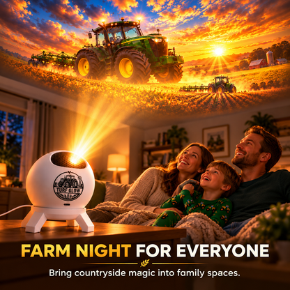 🚜 Kids Tractor Night Light Projector 🌾 Bedtime Farm Adventure ✨