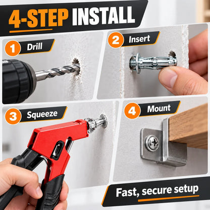 Hollow Wall Anchor Setting Tool Kit