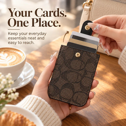 Slim Snap Card Holder Wallet | Compact Everyday Carry