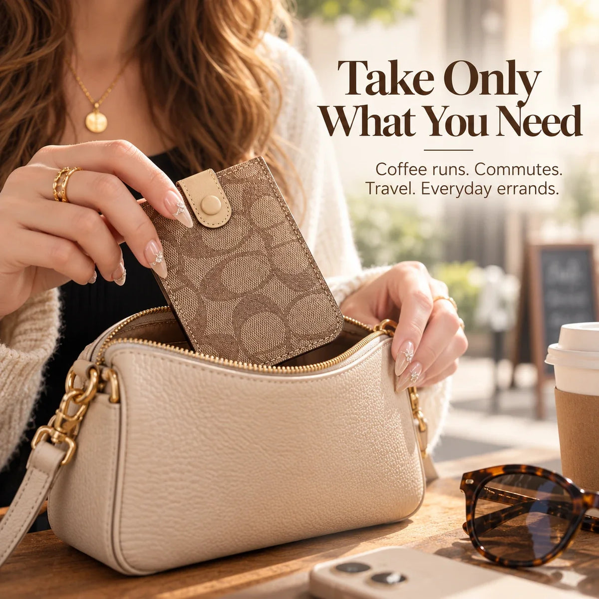Slim Snap Card Holder Wallet | Compact Everyday Carry