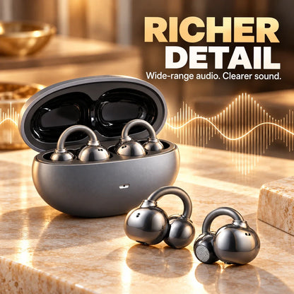 Open-Ear Clip Earbuds 🎧 Comfortable Fit & Bluetooth 6.0 | ZavrlyNia