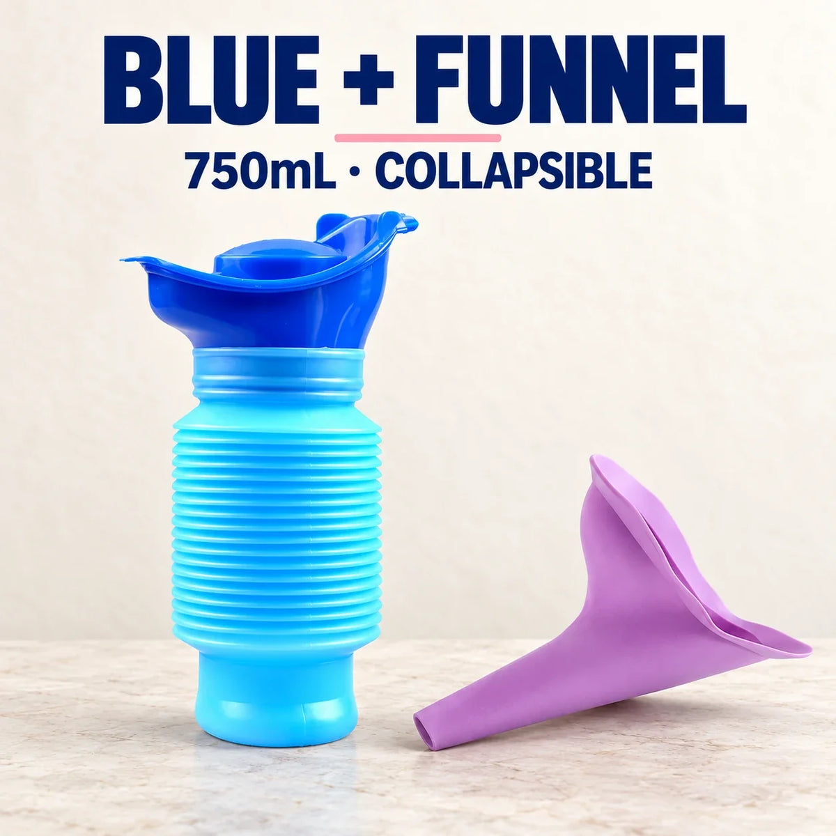 Collapsible Portable Urinal, 750mL | Keep It Close